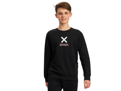 Chlapecká mikina X - černá - velikost 164