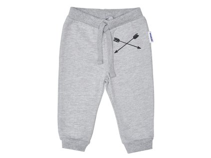 Chlapecké tepláčky Arrow - šedý melanž - velikost 98