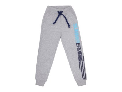 Chlapecké tepláky SUM - šedý melanž - velikost 152