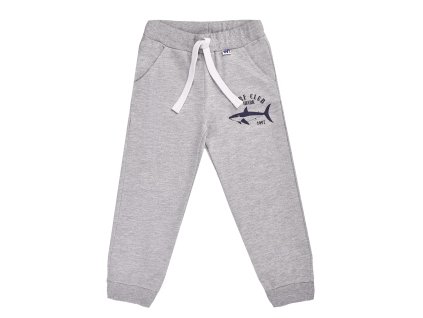Chlapecké tepláky Surf Club - šedý melanž - velikost 122