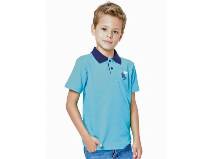 Chlapecké tričko Motoclub - tyrkysová - velikost 152