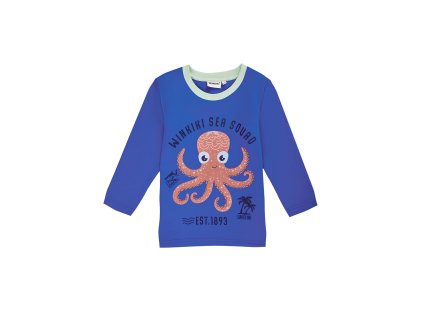 Chlapecké tričko s dlouhým rukávem Sea Squad - tmavě modrá - velikost 122