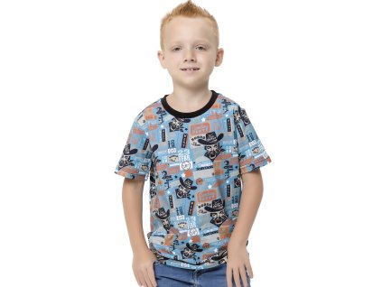 Chlapecké tričko Wild Wild West - modrá - velikost 152