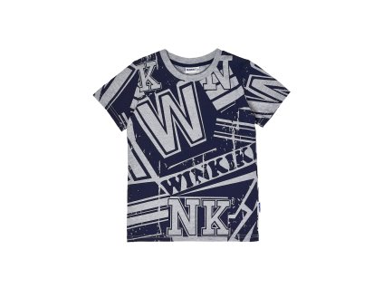 Chlapecké tričko Winkiki - šedý melanž - velikost 152
