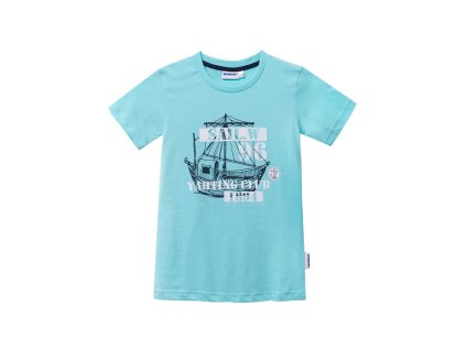 Chlapecké tričko Yachting Club - tyrkysová - velikost 122