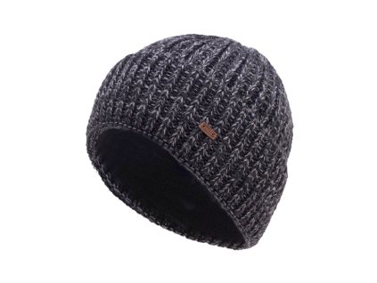 Pánská pletená čepice - 9913 - šedý melanž - pro obvod hlavy 63 cm