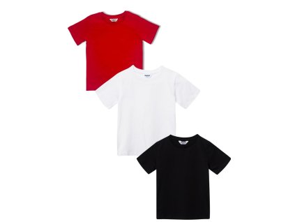 SET - 3ks - Tričko s krátkým rukávem - více barev - velikost 170