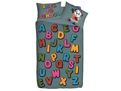 Set dětského povlečení pro kluky i děvčata - Abeceda - velikost 129