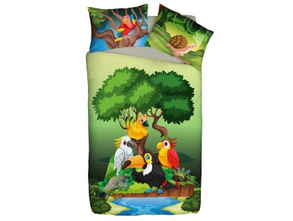 Set dětského povlečení pro kluky i holky - Džungle - velikost 116