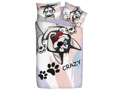 Set dětského povlečení pro kluky i teenagery - Veselý vlk - velikost 124