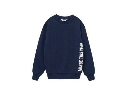 Unisex mikina Maybe - Navy - velikost 170