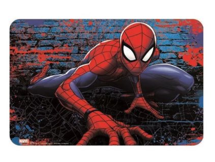 Dětská jídelní podložka SPIDERMAN na zdi 43x28