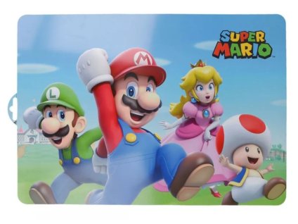 Dětská jídelní podložka SUPER MARIO 42x28