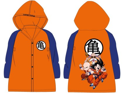 Chlapecká pláštěnka DRAGON BALL oranžovo-modrá