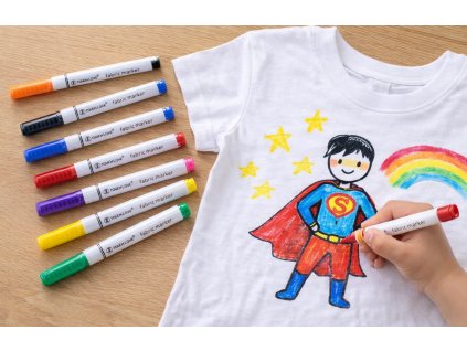 Fixy na TEXTIL 8 barev