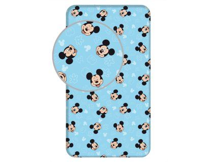 Disney Mickey fitted sheet 90x200 cm