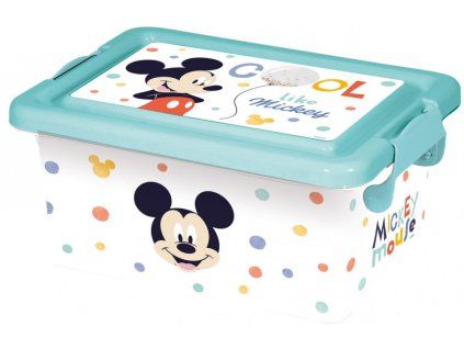 Disney Mickey plastic storage box 3.7 L