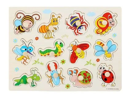 Vklídačka dřevěná HMYZ 30cm