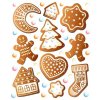 Tulimi Barevná, veselá nažehlovačka Christmas Cookie - velký arch