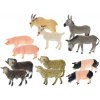 _Ostatní 1_ Zvířata domácí farma 9-12cm plastové figurky zvířátka 12 druhů