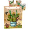 Taška dárková Kaktus 26x32cm karton 4 druhy
