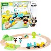 Brio BRIO DŘEVO Vláčkodráha Myšáka Mickeyho set se 3 postavičkami