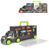 Dickie DICKIE Auto transportér 43cm kufr 2v1 set se 4 autíčky a doplňky kov
