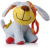 NINY PLYŠ Baby pejsek Ipo 21cm mazlící chrastítko s klipem pro miminko
