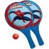 MONDO Soft tenis plážový Spiderman set 2 pálky se soft míčkem plast