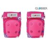 Globber Toddler sada chráničů XXS - flowers pink