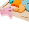 Dřevěné vkládací puzzle Akuku SLONÍK
