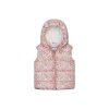 Vesta dívčí nylonová Puffa podšitá microfleecem, Minoti, 12GILET 15, růžová