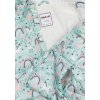 Vesta dívčí nylonová Puffa podšitá microfleecem, Minoti, 12GILET 18, modrá