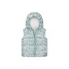 Vesta dívčí nylonová Puffa podšitá microfleecem, Minoti, 12GILET 18, modrá