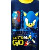 Chlapecká mikina SONIC přes hlavu modrá