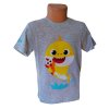 Chlapecké tričko BABY SHARK krátký rukáv šedé