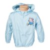 Dětská bunda PEPPA PIG s fleece podšítím modrá