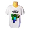 Chlapecké tričko MINECRAFT BEWARE OF THE DARK krátký rukáv bílé