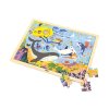 Dřevěné puzzle 48 dílků Viga Mořský život