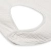 Mušelínový dětský bryndák New Baby white