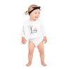 Kojenecký bavlněný bryndák New Baby máma+táta=JÁ růžový