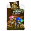 Dětské bavlněné povlečení SONIC A AMY ROSE 140x200