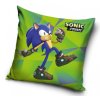 Dětský polštářek JEŽEK SONIC 40x40cm plyšový zelený