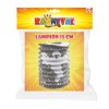 Lampion černý Halloween duch 15 cm