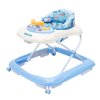 Dětské chodítko Baby Mix s volantem a silikonovými kolečky mátový