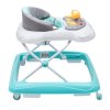 Dětské chodítko Baby Mix s volantem a silikonovými kolečky mátový