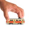 Kovová česká retro tramvaj mini 8.5 cm