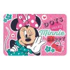 Dětská jídelní podložka MINNIE tečky růžová 43x28