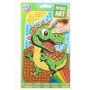 Kreativní set mozaika podle barev metalická A5 Dinosaurus