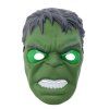 Hulk svítící maska zelená